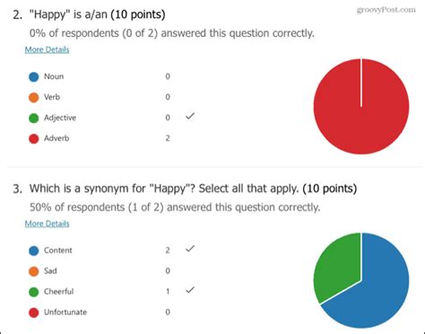 making a quiz in microsoft forms