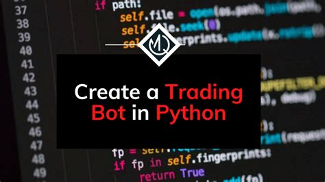 making a trading bot in python