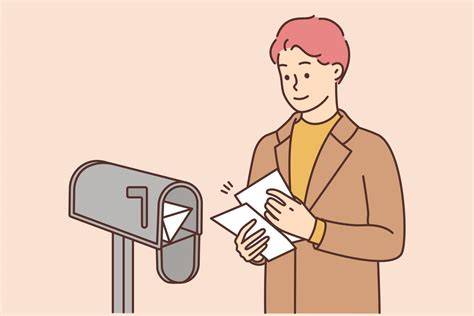 man happily receiving a letter