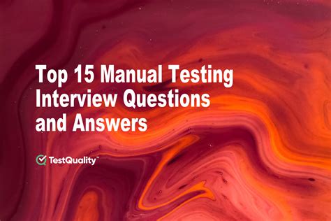 manual testing quiz questions and answers