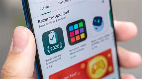 manually update apps on an android phone