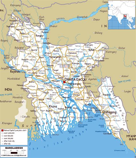 map bangla road
