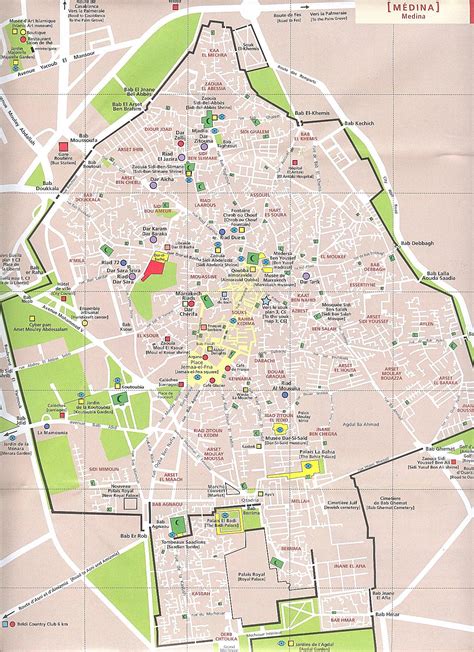 map marrakech