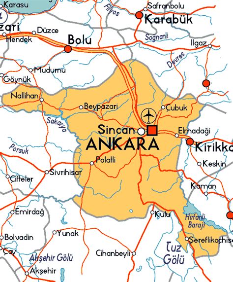 map of ankara