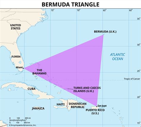 map of bermuda triangle