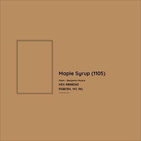 maple color code