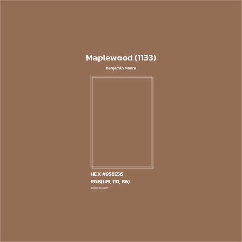 maple wood color hex code