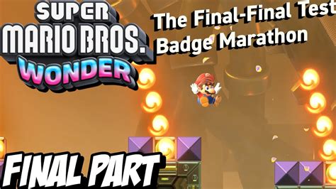 Mario Wonder Final Final Test Walkthrough