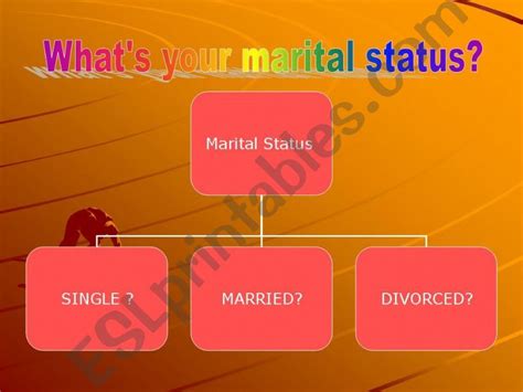 marital status meaning in english with example