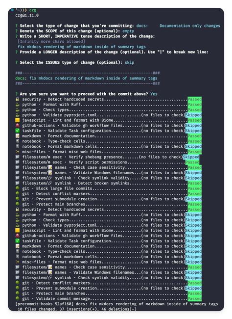 markdown bash code