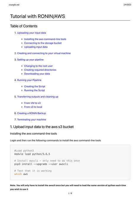markdown docs example