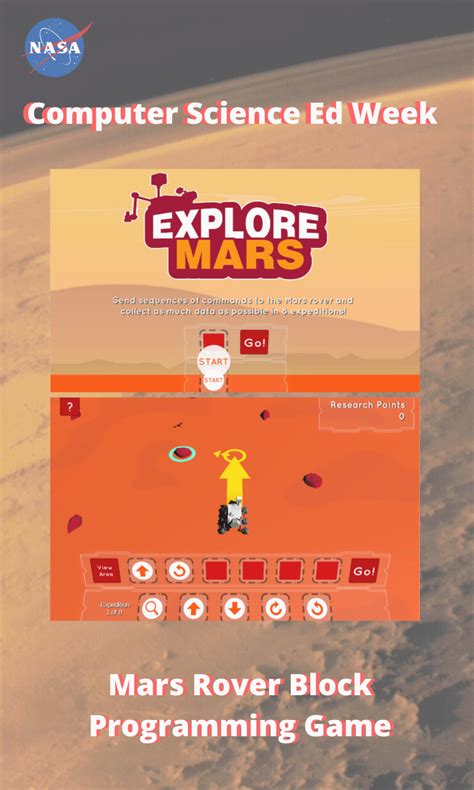 mars rover programming game