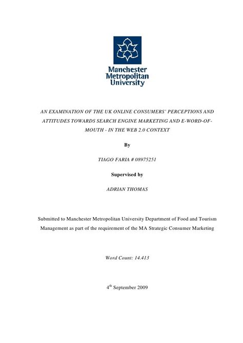 masters dissertation examples uk