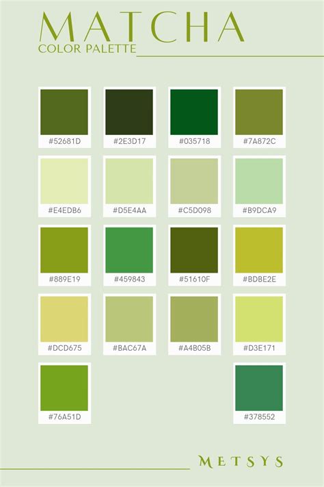 matcha green color code