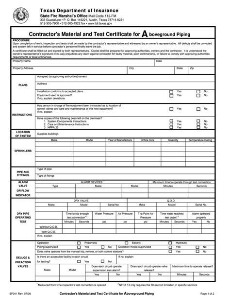 material test certificate format in word