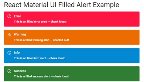 material ui alert example