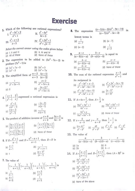 math form 1 chapter 1 exercise