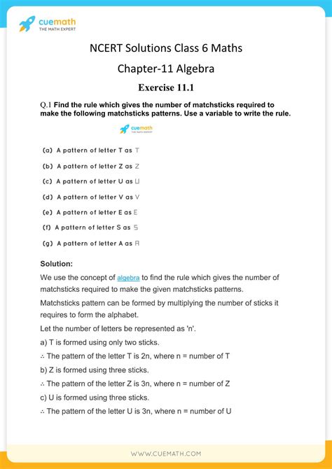 math power class 6 pdf solutions