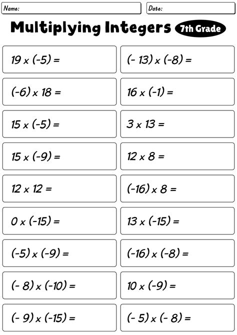 math problems with answers 7th grade