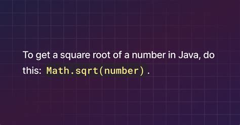 math sqrt java source code