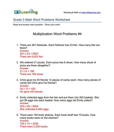 math word problems questions and answers for grade 3