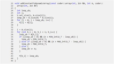 matlab coder example