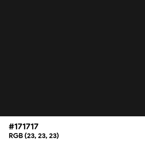 matte black colour hex code
