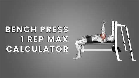 Max Bench Press Chart