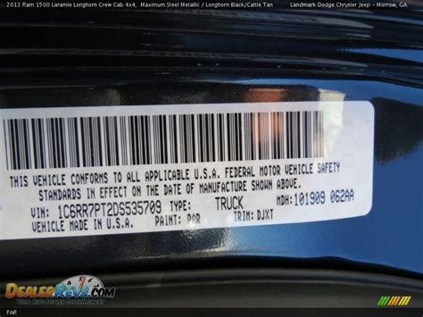 maximum steel metallic paint code