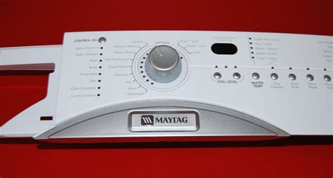 maytag front load washer control panel problems