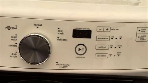 maytag maxima mct washer error codes