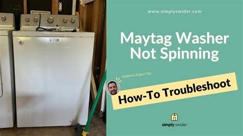 maytag washer won't stop spinning