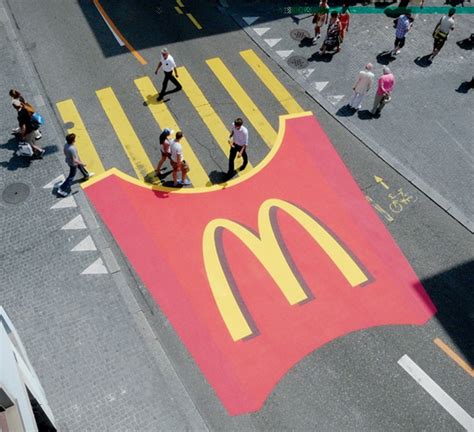 McDonalds Zebra Cross Ad