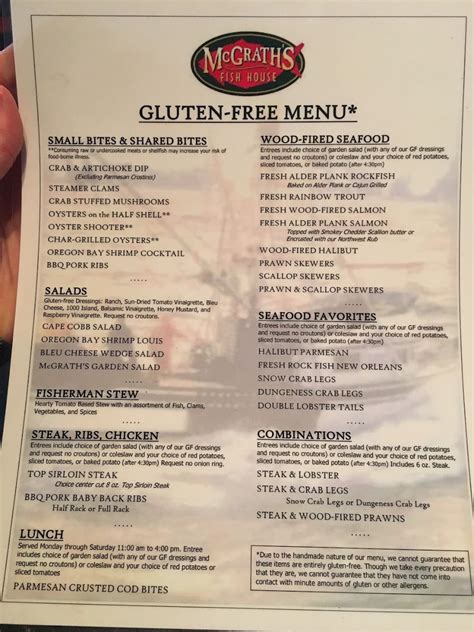 Gluten-Free Options