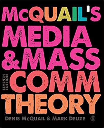 mcquail's mass communication theory 7th edition pdf