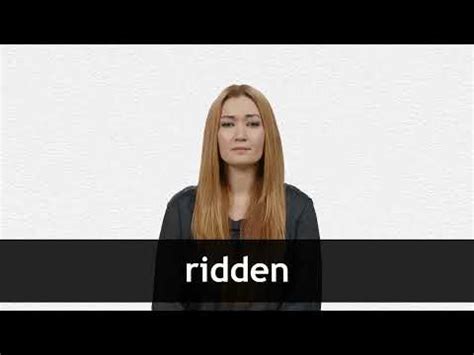 meaning of ridden in english