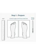 measuring foot for shoe size
