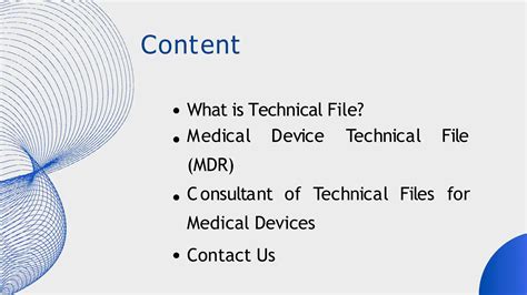 medical device technical file example pdf