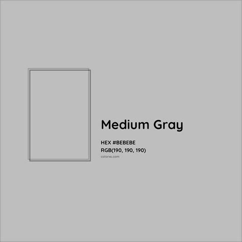 medium grey colour code