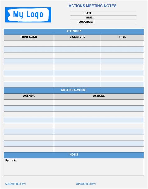 Meeting Notes Template