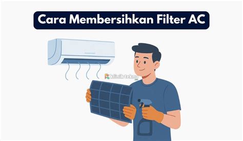 membersihkan filter ac