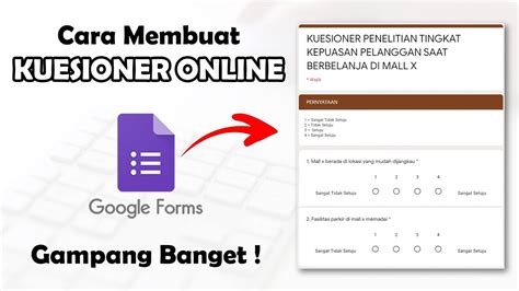 membuat kuesioner