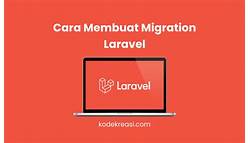 Membuat Migration pada Laravel 8