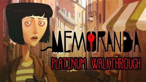 Memoranda Game Walkthrough