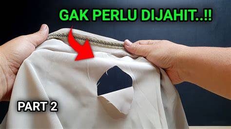 menambal baju