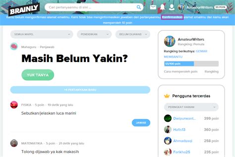 mencari di brainly