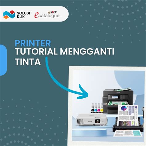 mengganti tinta printer