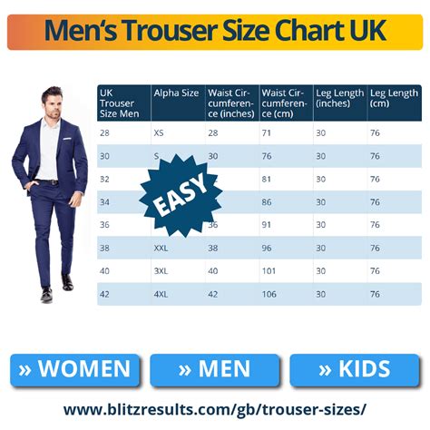 Mens Uk Size Chart