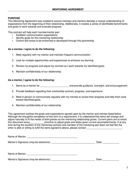 mentoring statement examples