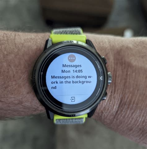 messages is doing work in the background android